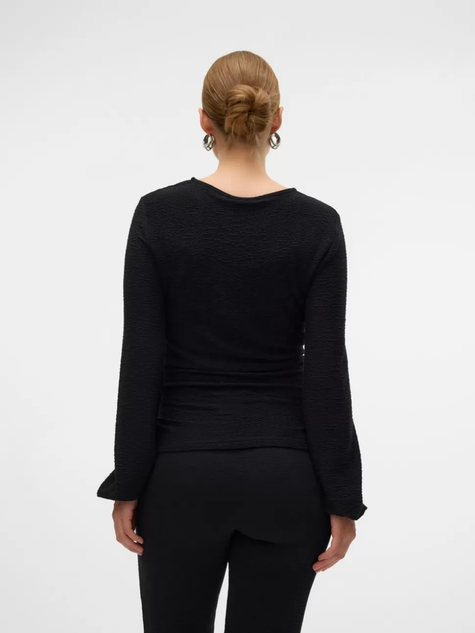 Tops^VERO MODA Normal Passform V-ringning Topp Black