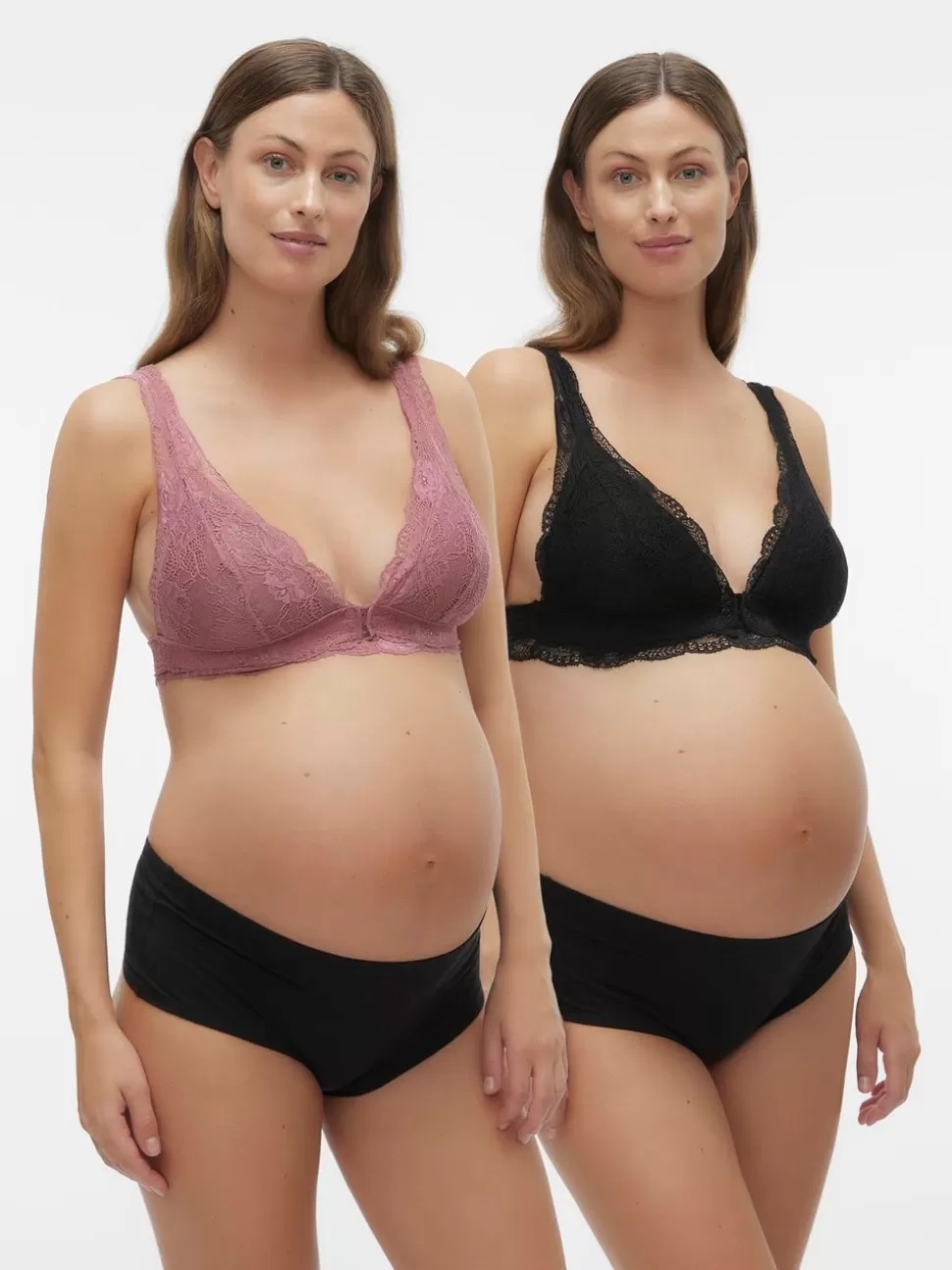 Amningskläder | Underwear^VERO MODA 2-Pack Amnings-behåar Black