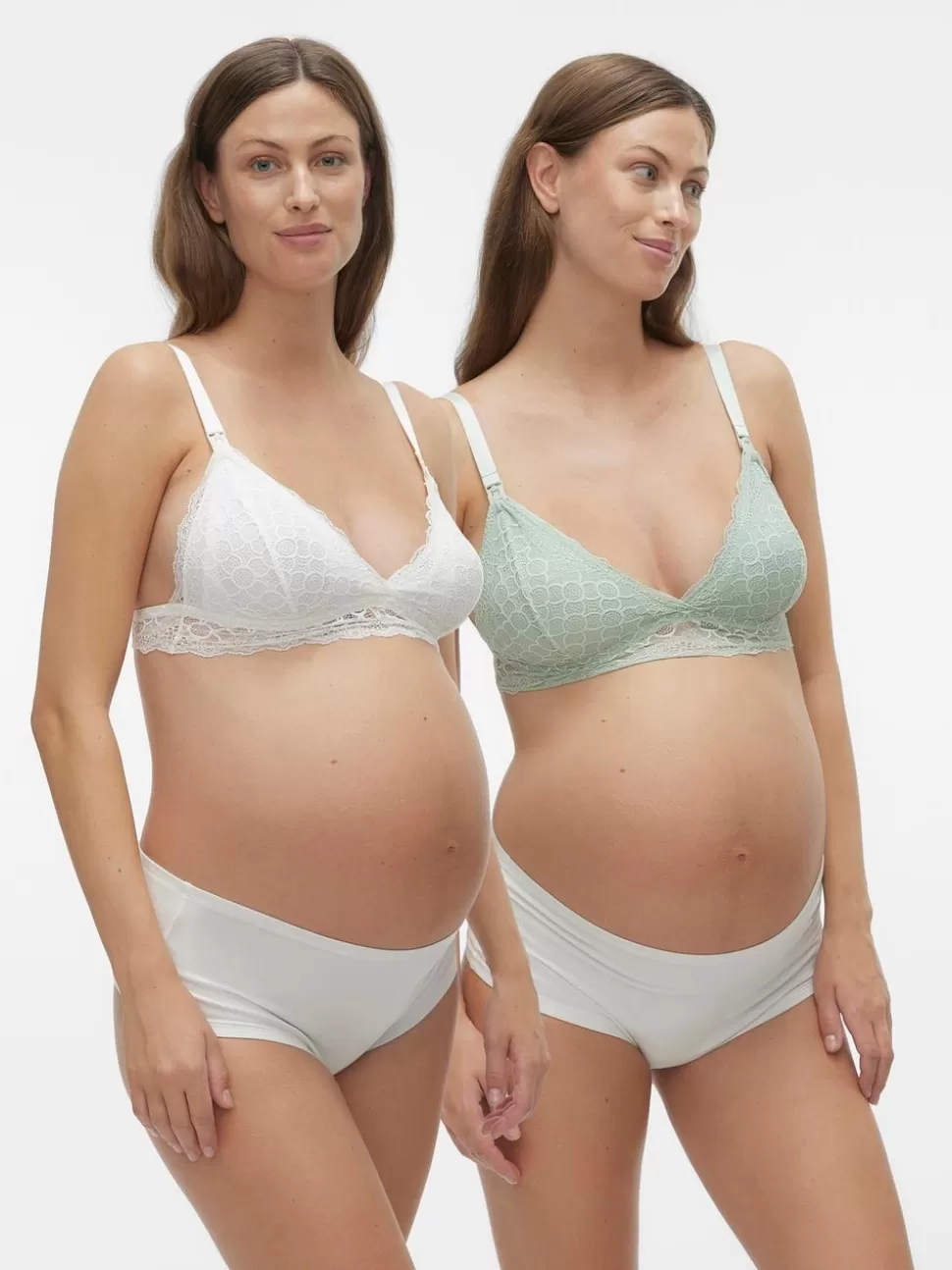 Amningskläder | Underwear^VERO MODA 2-Pack Amnings-behåar Snow White