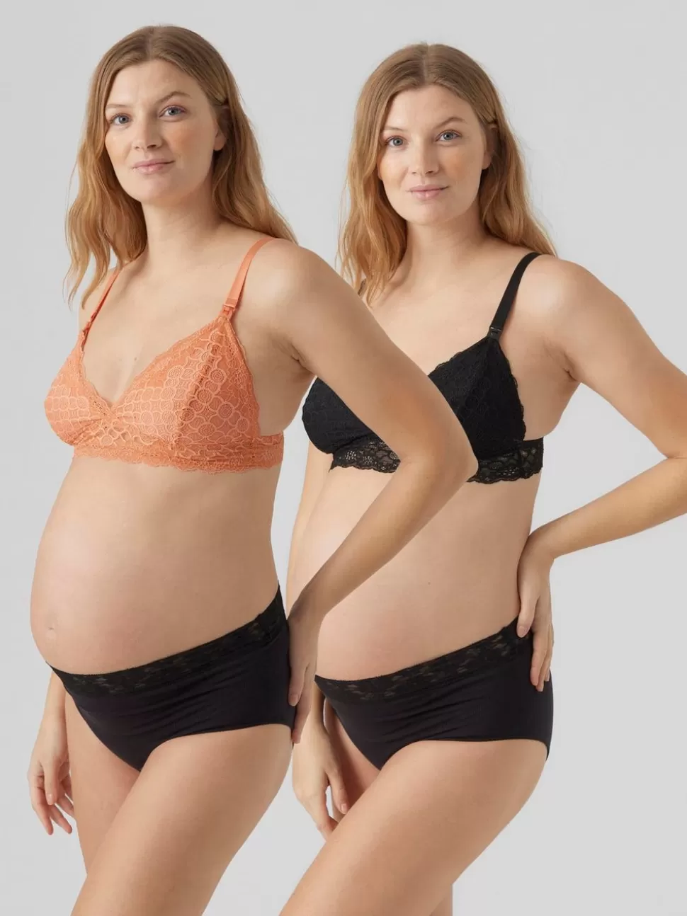 Amningskläder | Underwear^VERO MODA 2-Pack Amnings-behåar Black