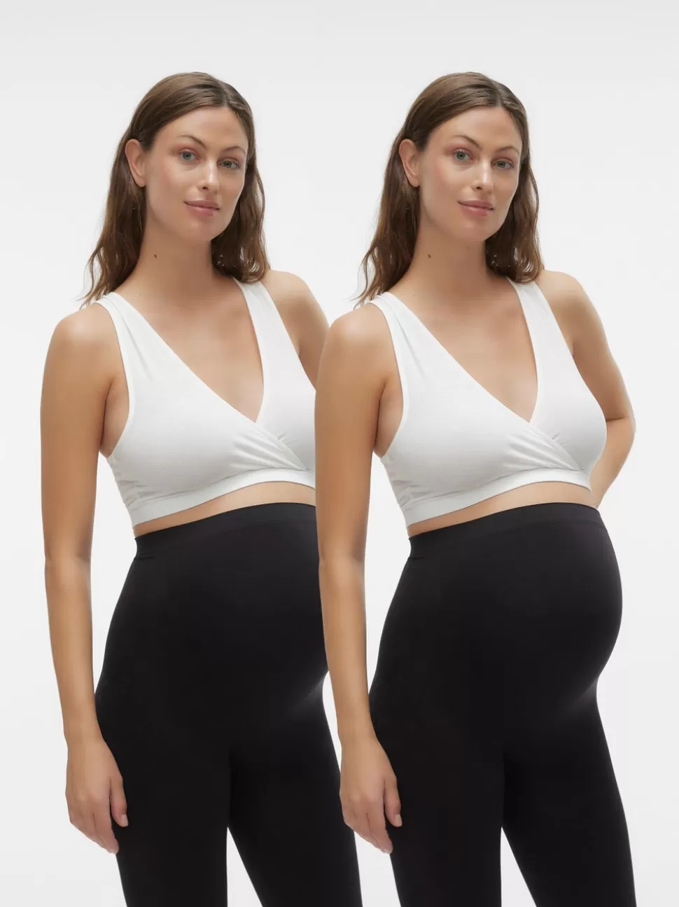 Amningskläder | Underwear^VERO MODA 2-Pack Amnings-behåar Snow White