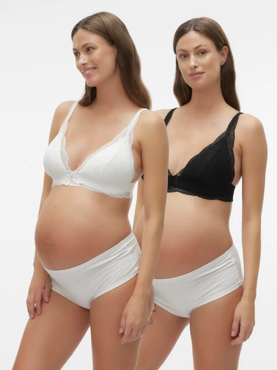 Amningskläder | Underwear^VERO MODA 2-Pack Amnings-behåar Snow White