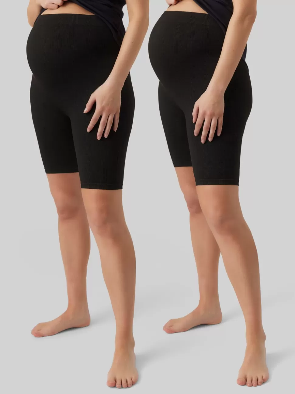 Shorts | Träningskläder^VERO MODA 2-pack Mamma-shorts Black