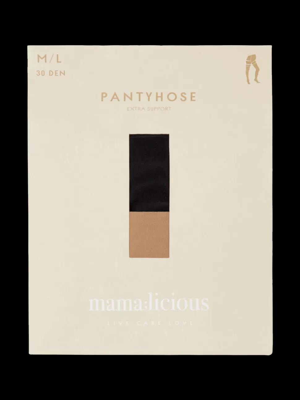 Accessoarer | Underwear^VERO MODA 2-pack Mamma-strumpbyxor Black