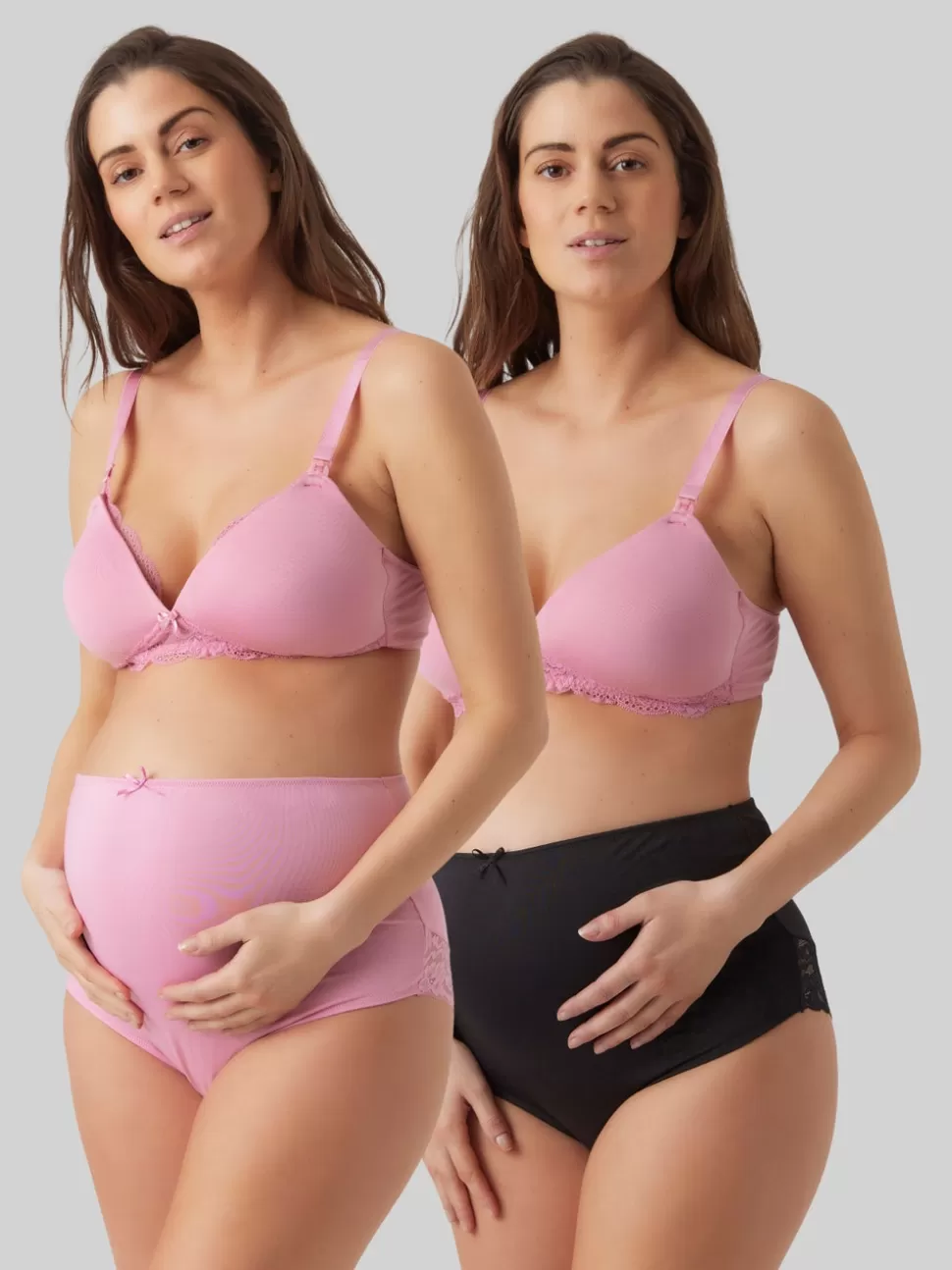 Underwear^VERO MODA 2-Pack Mamma-trosor Black