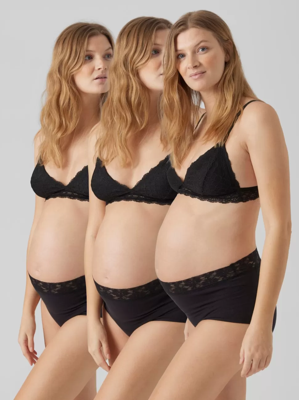 Underwear^VERO MODA 3-Pack Mamma-trosor Black