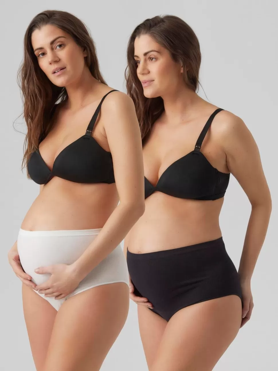 Underwear^VERO MODA 2-Pack Mamma-trosor Black