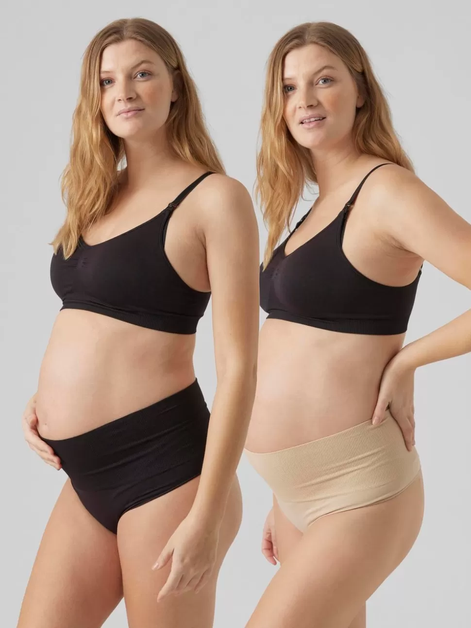 Underwear^VERO MODA 2-Pack Mamma-trosor Black