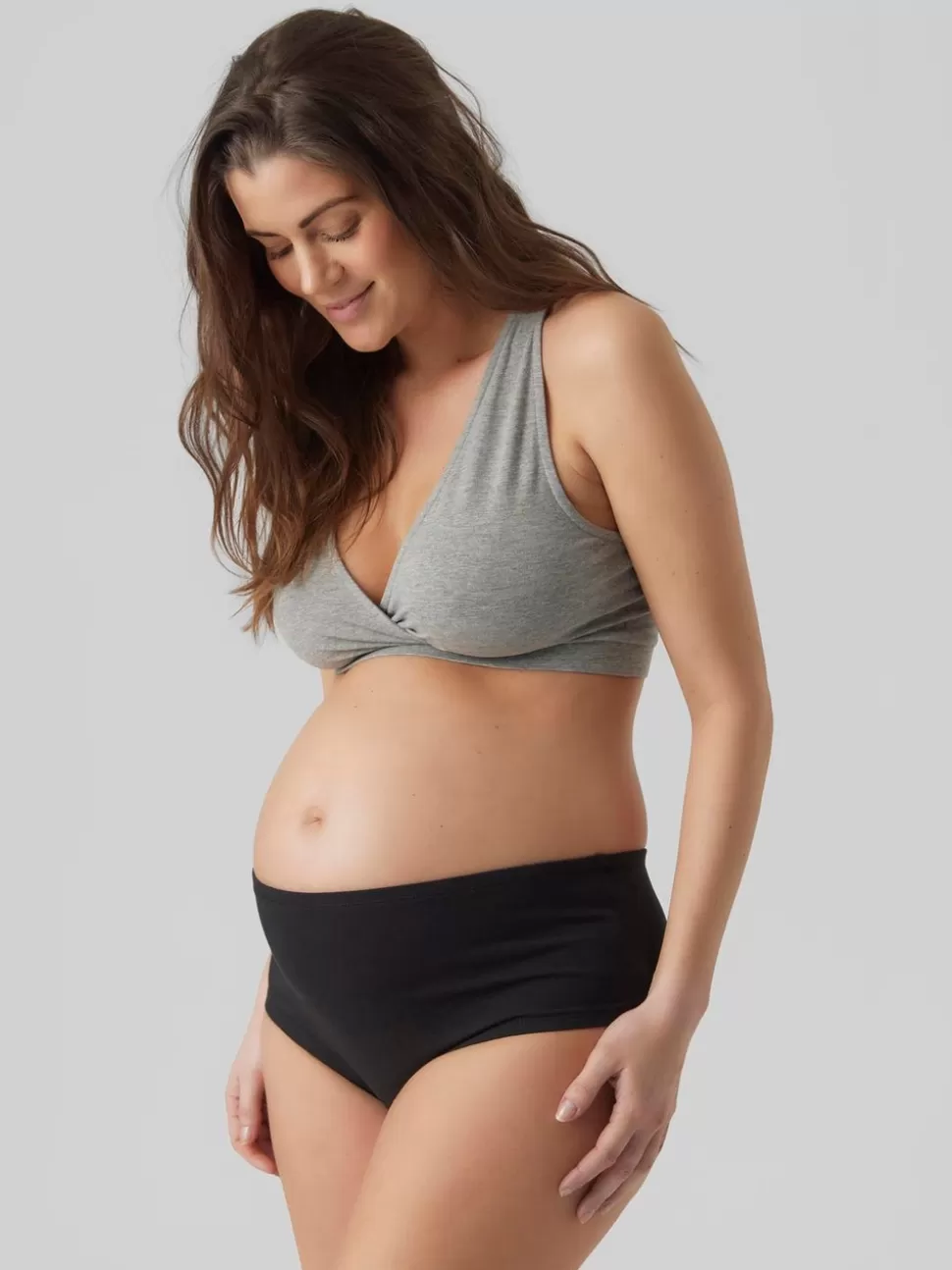 Underwear^VERO MODA 3-Pack Mamma-trosor Light Grey Melange
