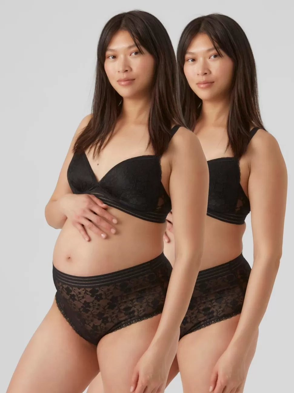 Underwear^VERO MODA 2-Pack Mamma-trosor Black