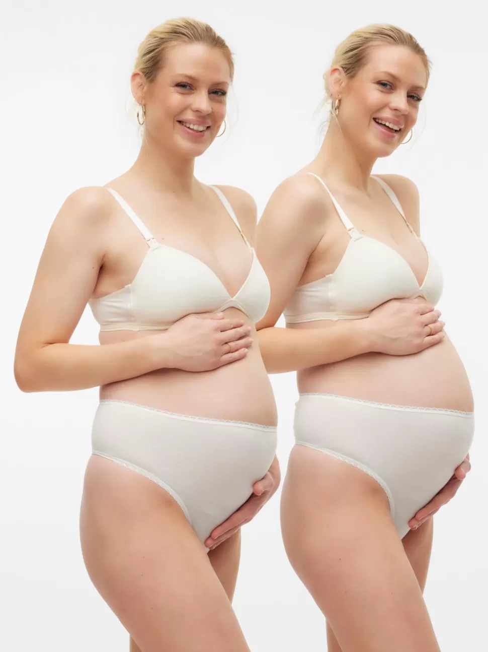 Underwear^VERO MODA 2-Pack Mamma-trosor Snow White