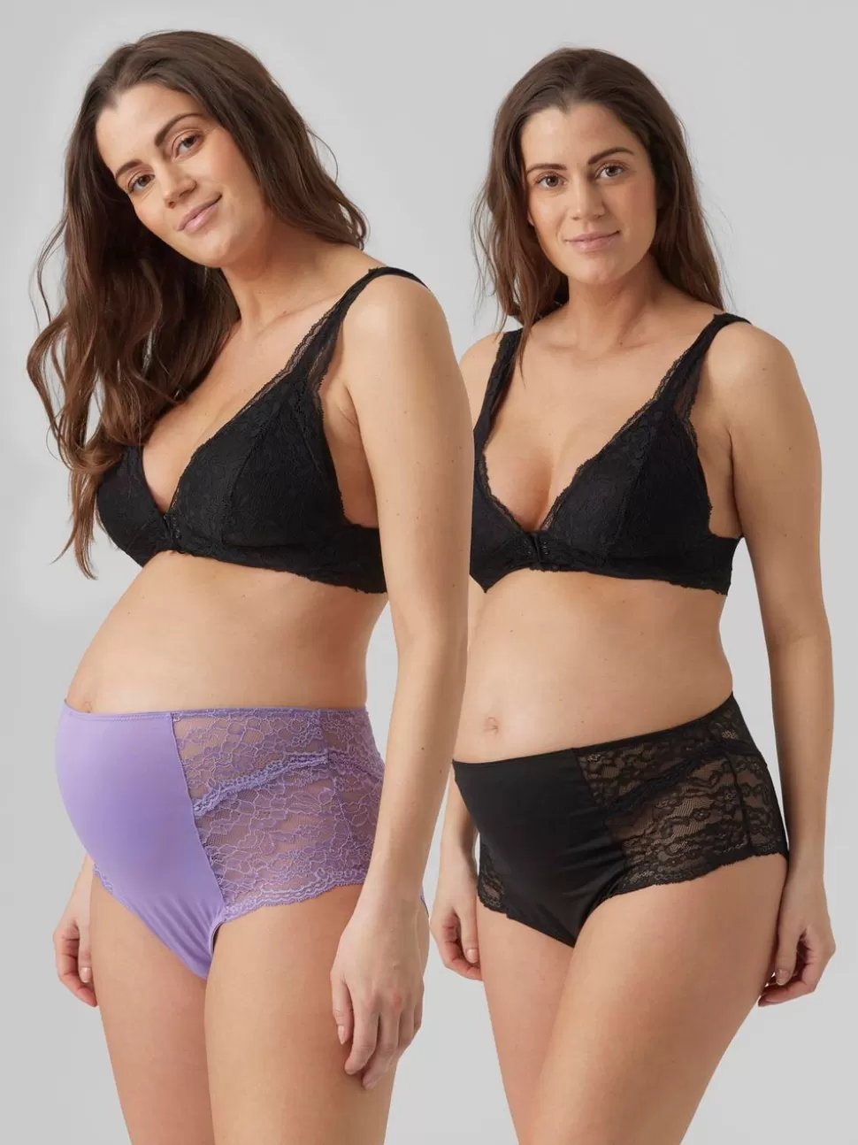 Underwear^VERO MODA 2-Pack Mamma-trosor Black