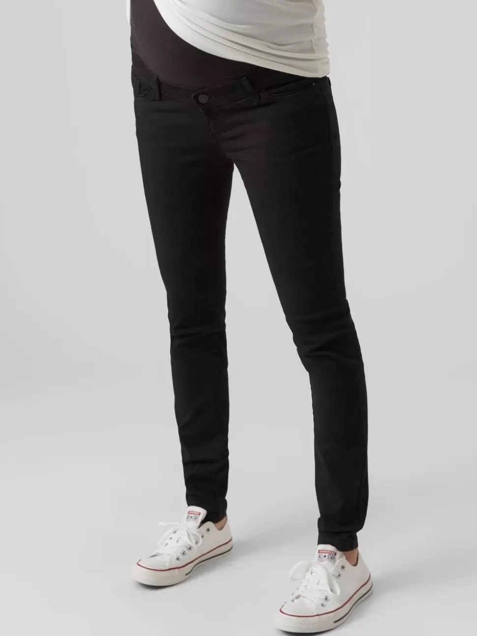 Jeans^VERO MODA Skinny Fit Extra Hög Midja Jeans Black
