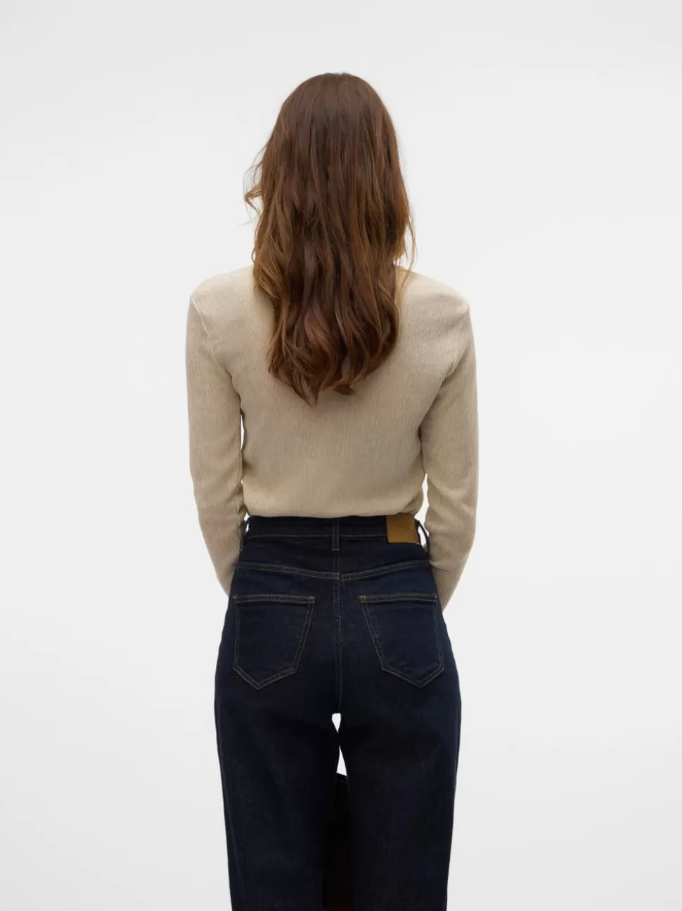 Toppar^VERO MODA SNLUNA Topp Silver Lining