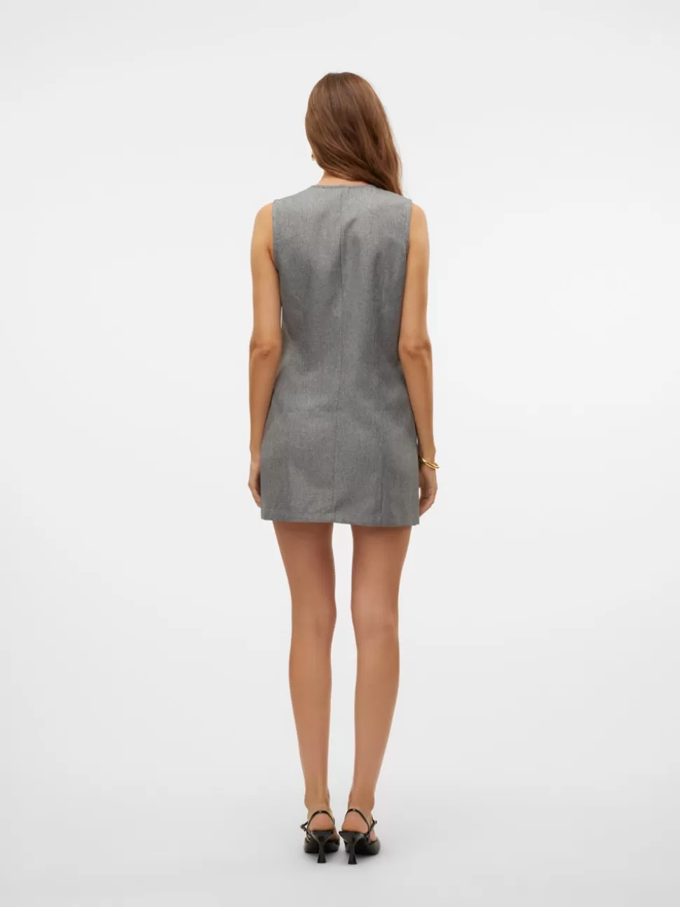 Klänningar^VERO MODA SNNANA Kort Klänning Grey