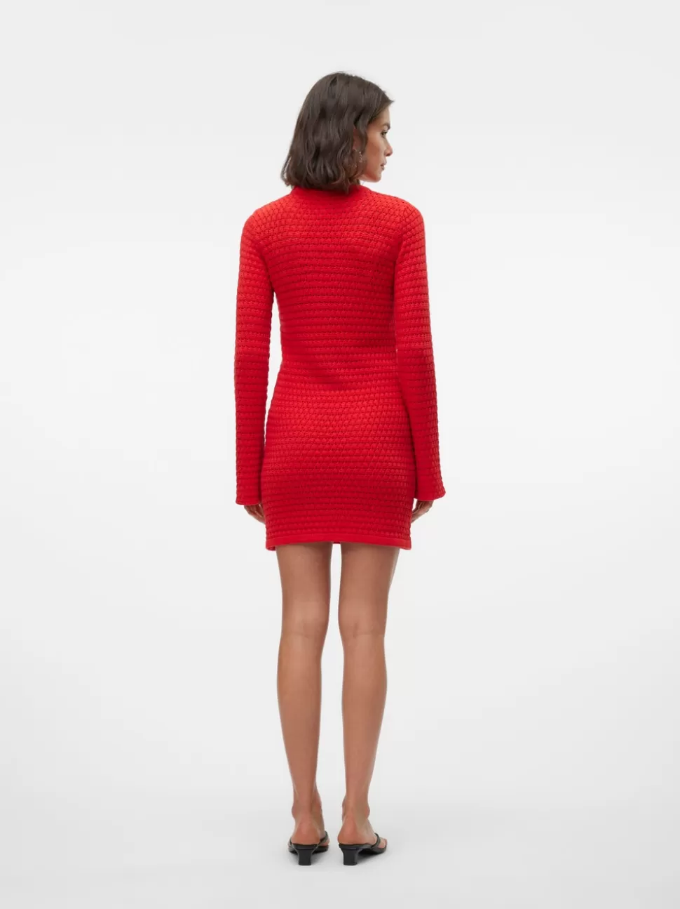 Klänningar^VERO MODA SNRIHANNA Kort Klänning High Risk Red