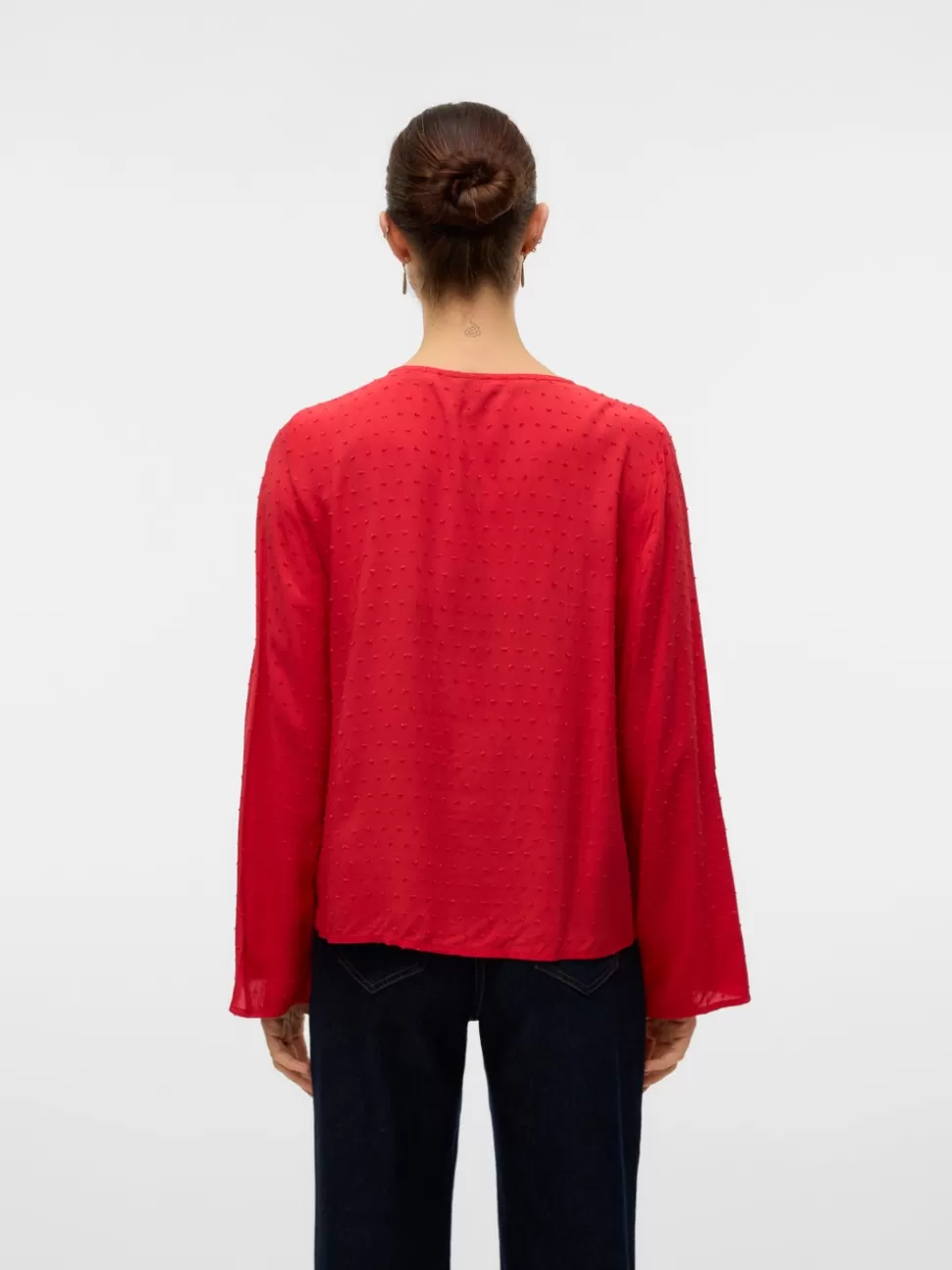Toppar^VERO MODA SNRONJA Topp High Risk Red