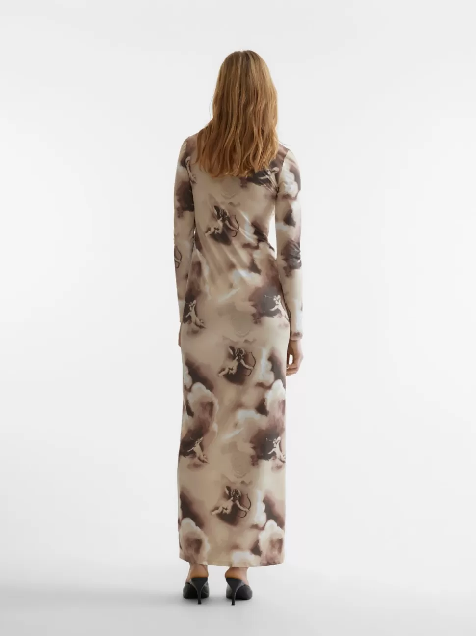 Klänningar^VERO MODA SNTHEODORA Lång Klänning Oatmeal