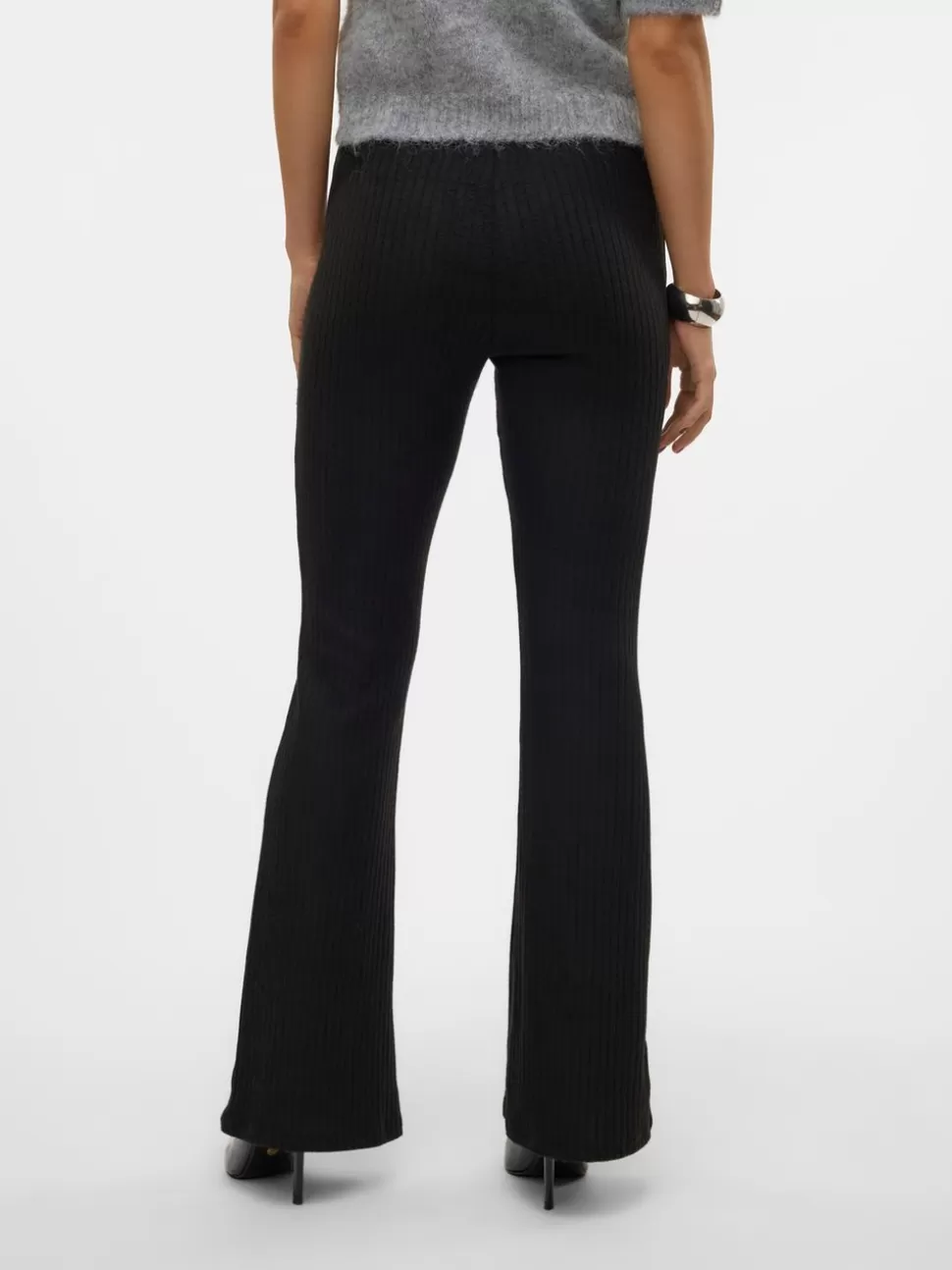 Byxor^VERO MODA SNVIO Hög Midja Byxor Black