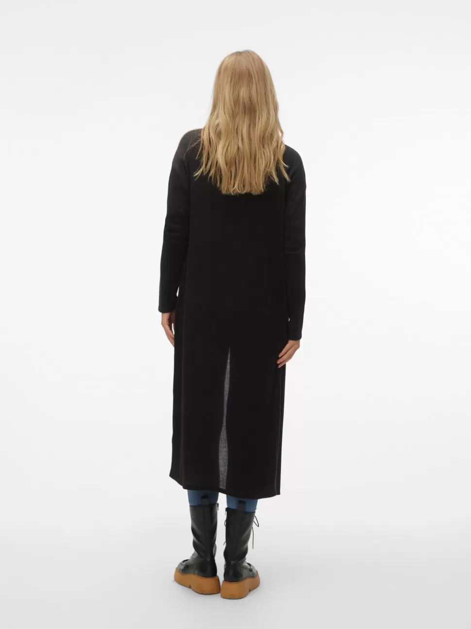 Stickat | Stickat^VERO MODA Stickad Mamma-kofta Black
