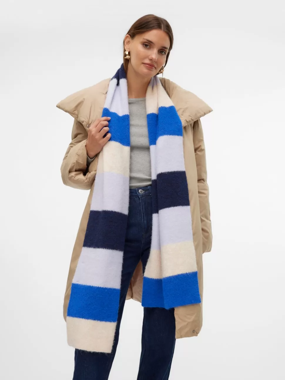 Accessories^VERO MODA Tjock Halsduk Cosmic Sky