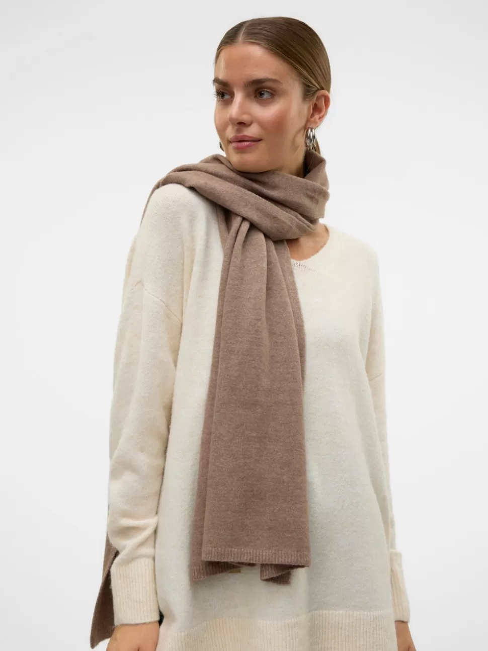 Accessories^VERO MODA Tjock Halsduk Brown Lentil