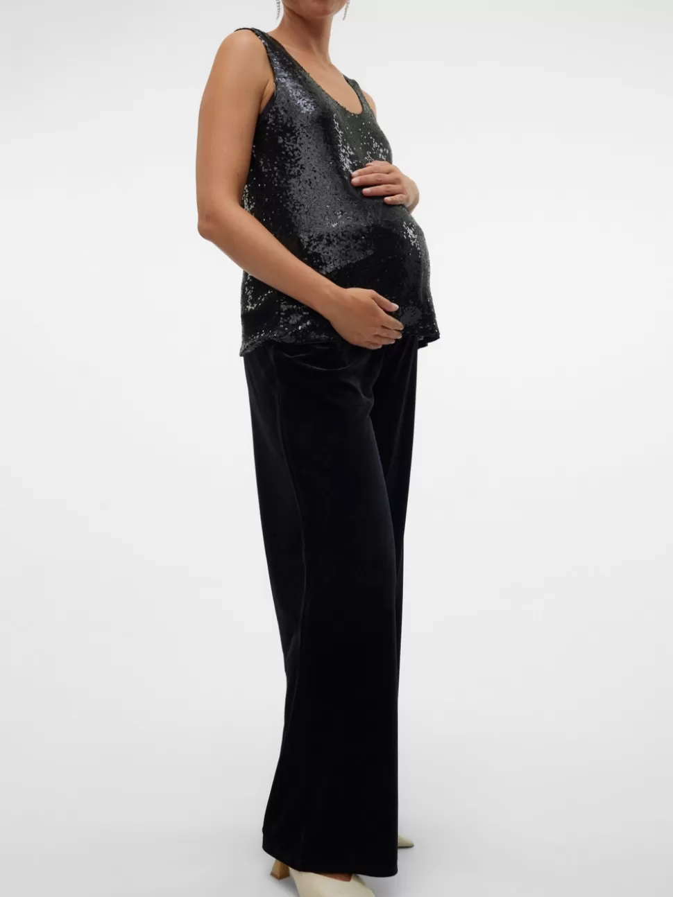 Byxor^VERO MODA Vida Ben Byxor Black