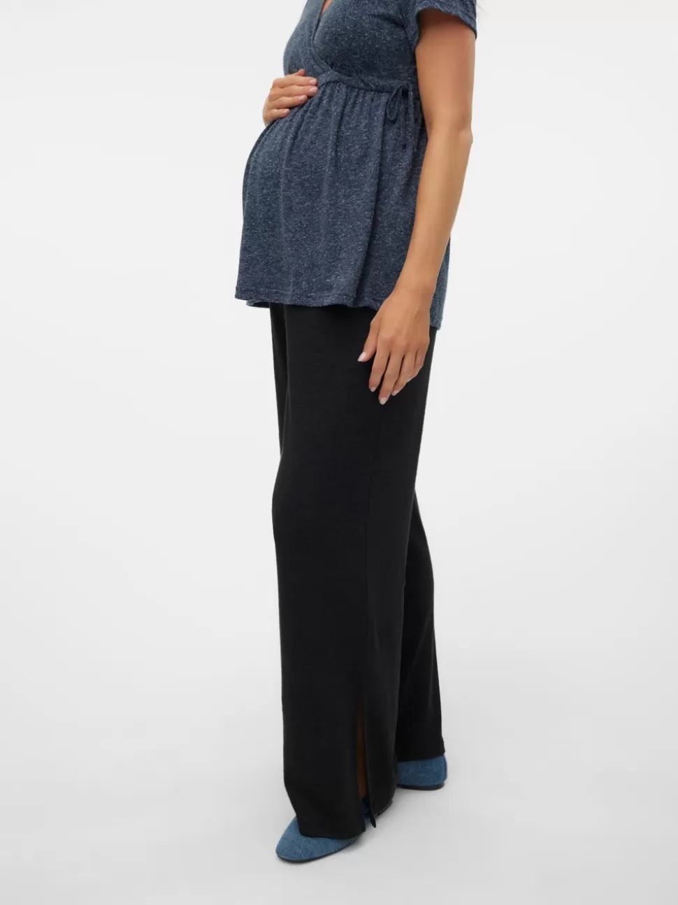 Byxor^VERO MODA Vida Ben Sidoslitsar Byxor Black