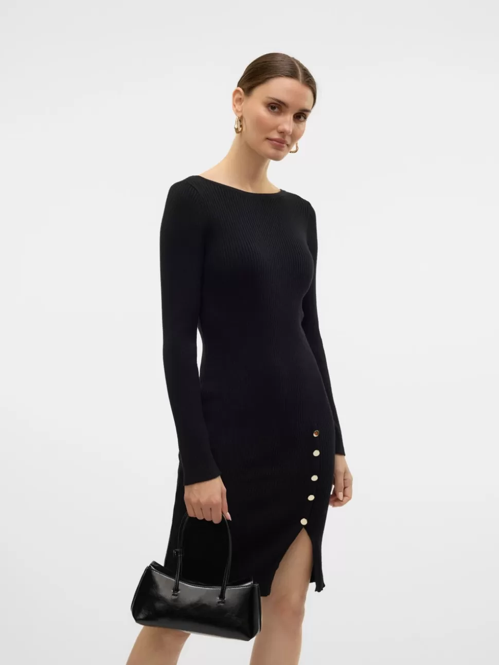 Klänningar^VERO MODA VMABA Lång Klänning Black