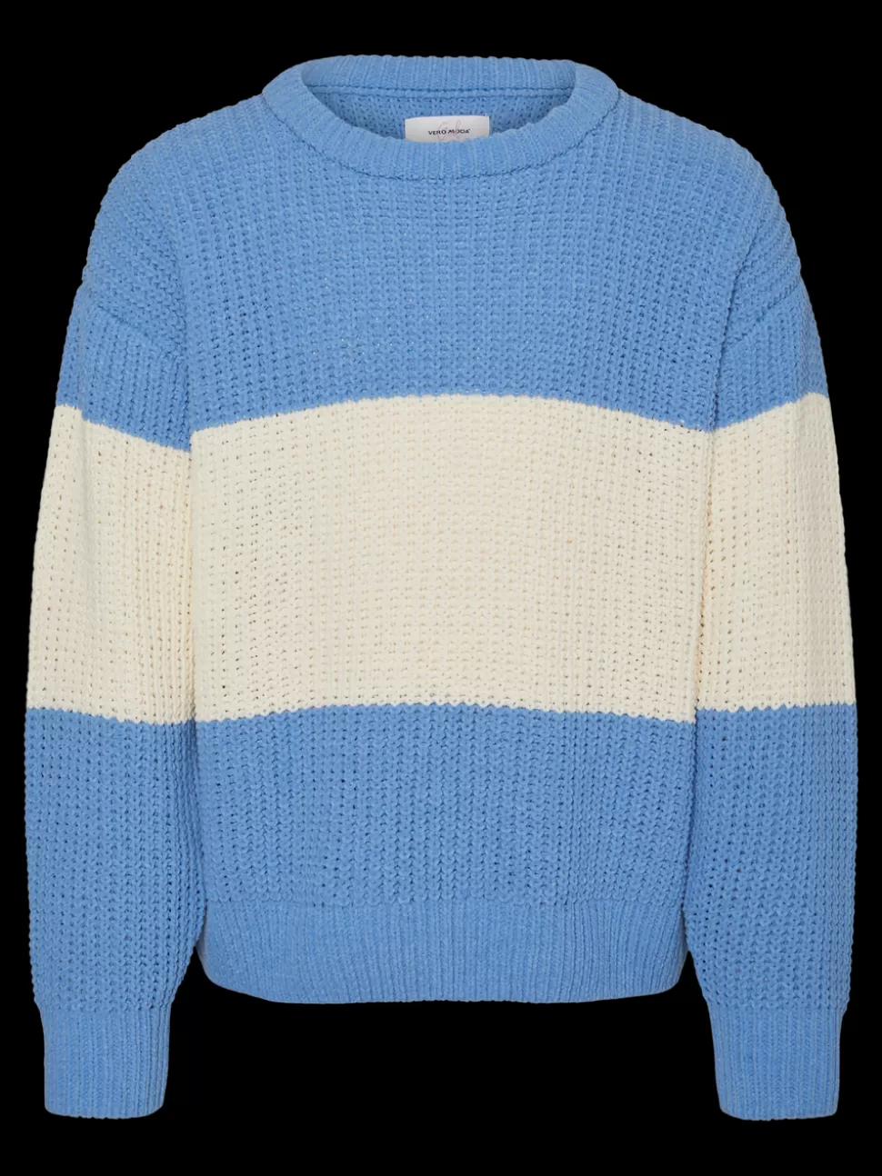 Toppar | Stickat^VERO MODA VMAGATE Pullover Blue Jasper