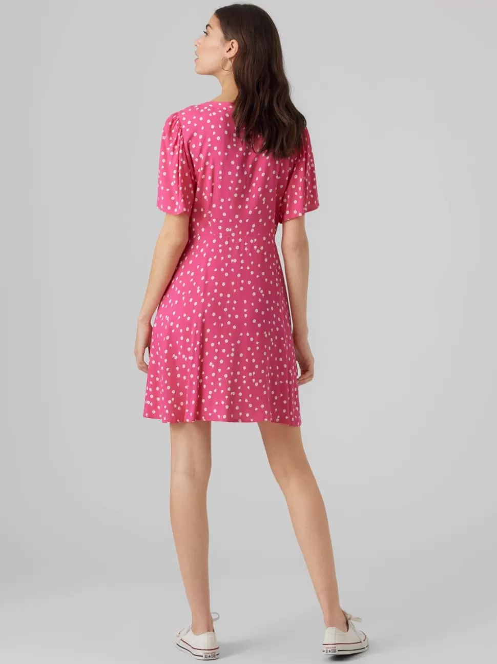 Klänningar^VERO MODA VMALBA Kort Klänning Pink Yarrow