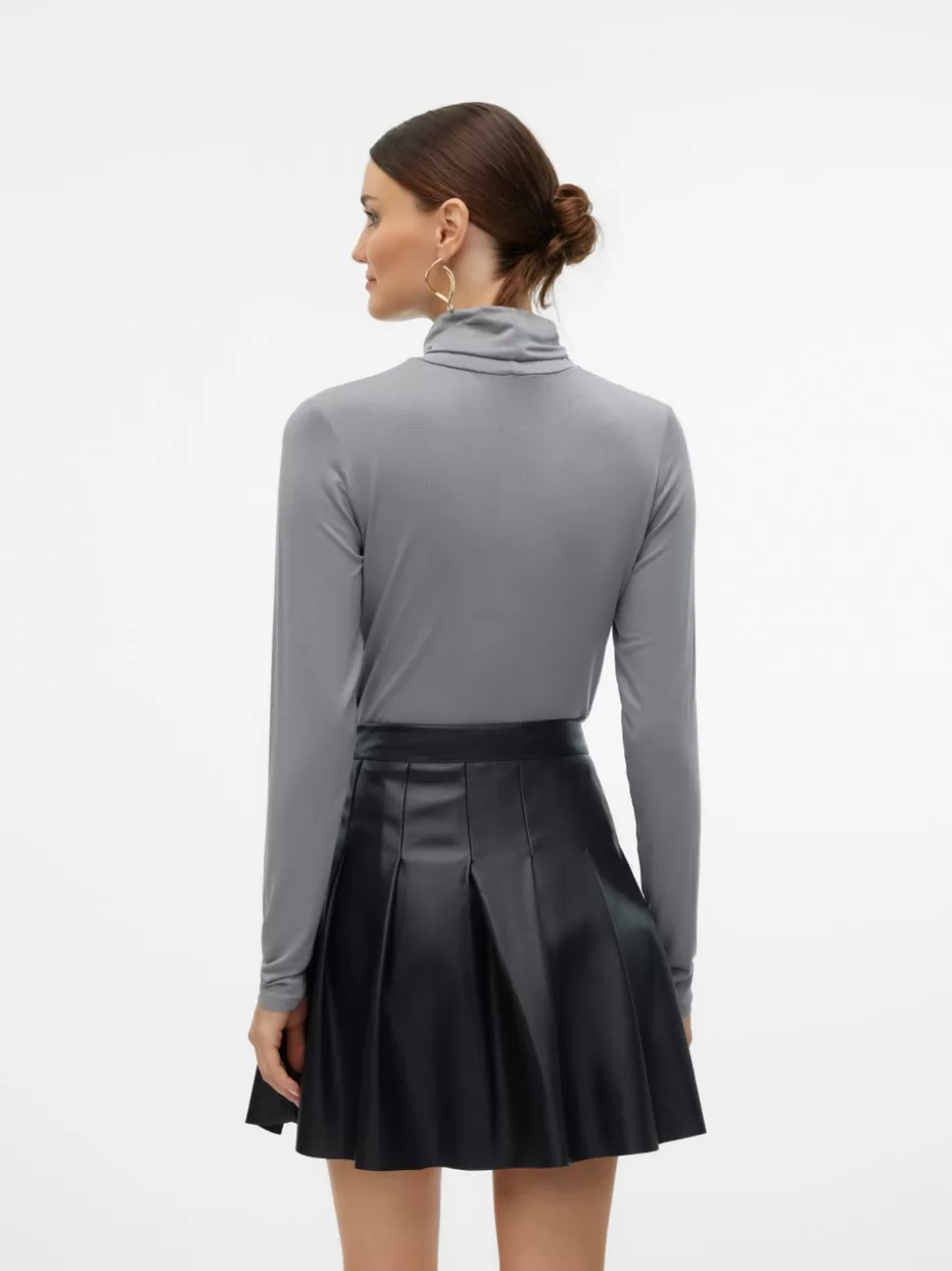 Toppar^VERO MODA VMALBERTE T-shirt Medium Grey Melange