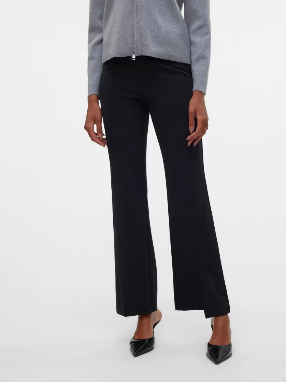 Byxor^VERO MODA VMALLISON Hög Midja Leggings Black