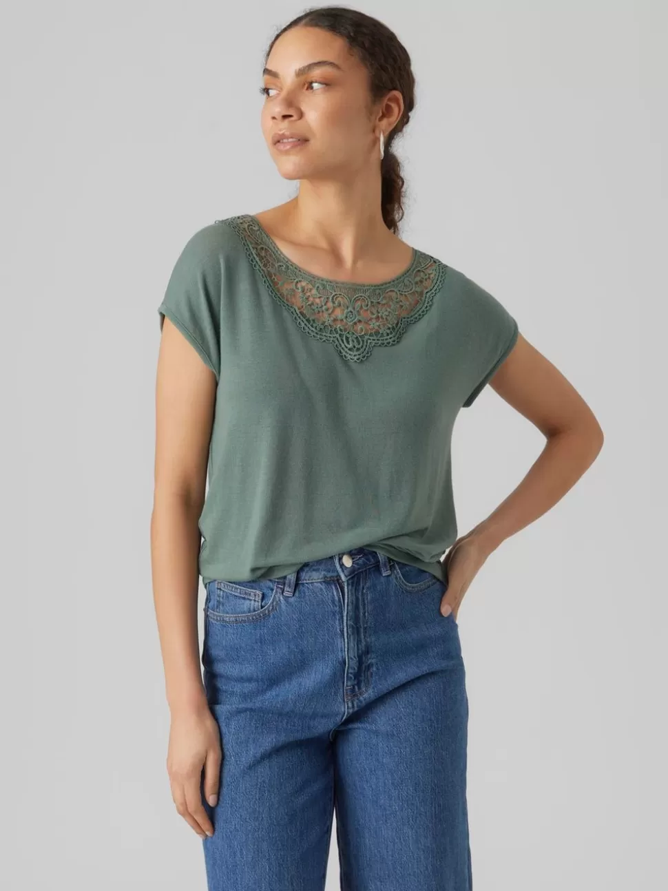 Toppar^VERO MODA VMALMA Topp Laurel Wreath