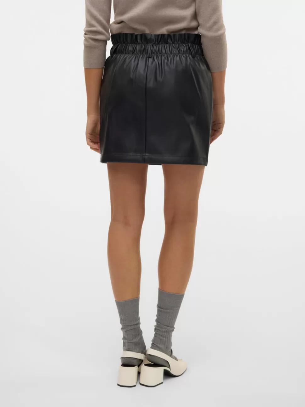 Festkläder | Kjolar^VERO MODA VMALVA Hög Midja Kort Kjol Black