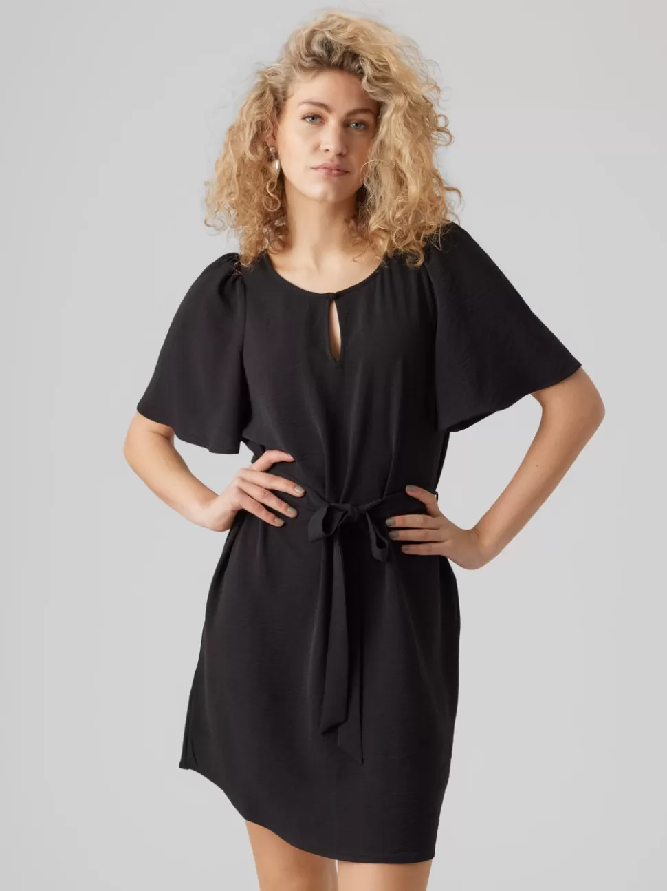 Klänningar^VERO MODA VMALVA Kort Klänning Black