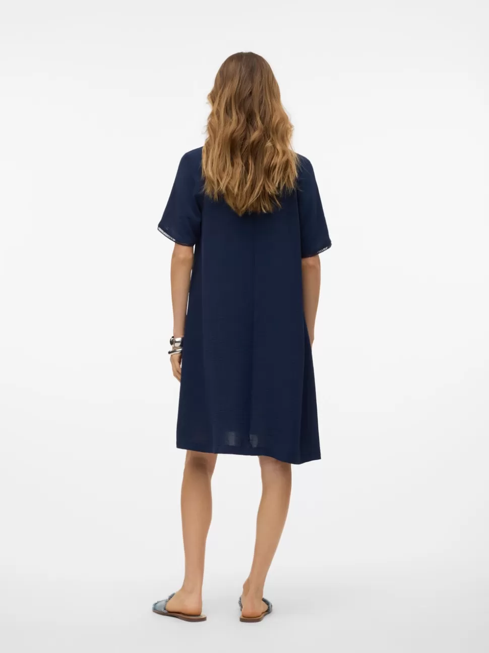Klänningar^VERO MODA VMALVA Kort Klänning Navy Blazer