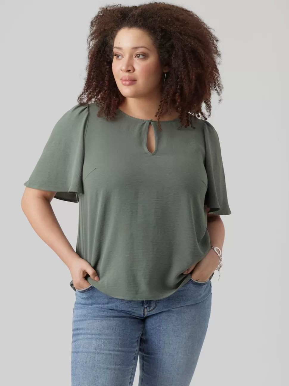 Toppar^VERO MODA VMALVA Topp Laurel Wreath