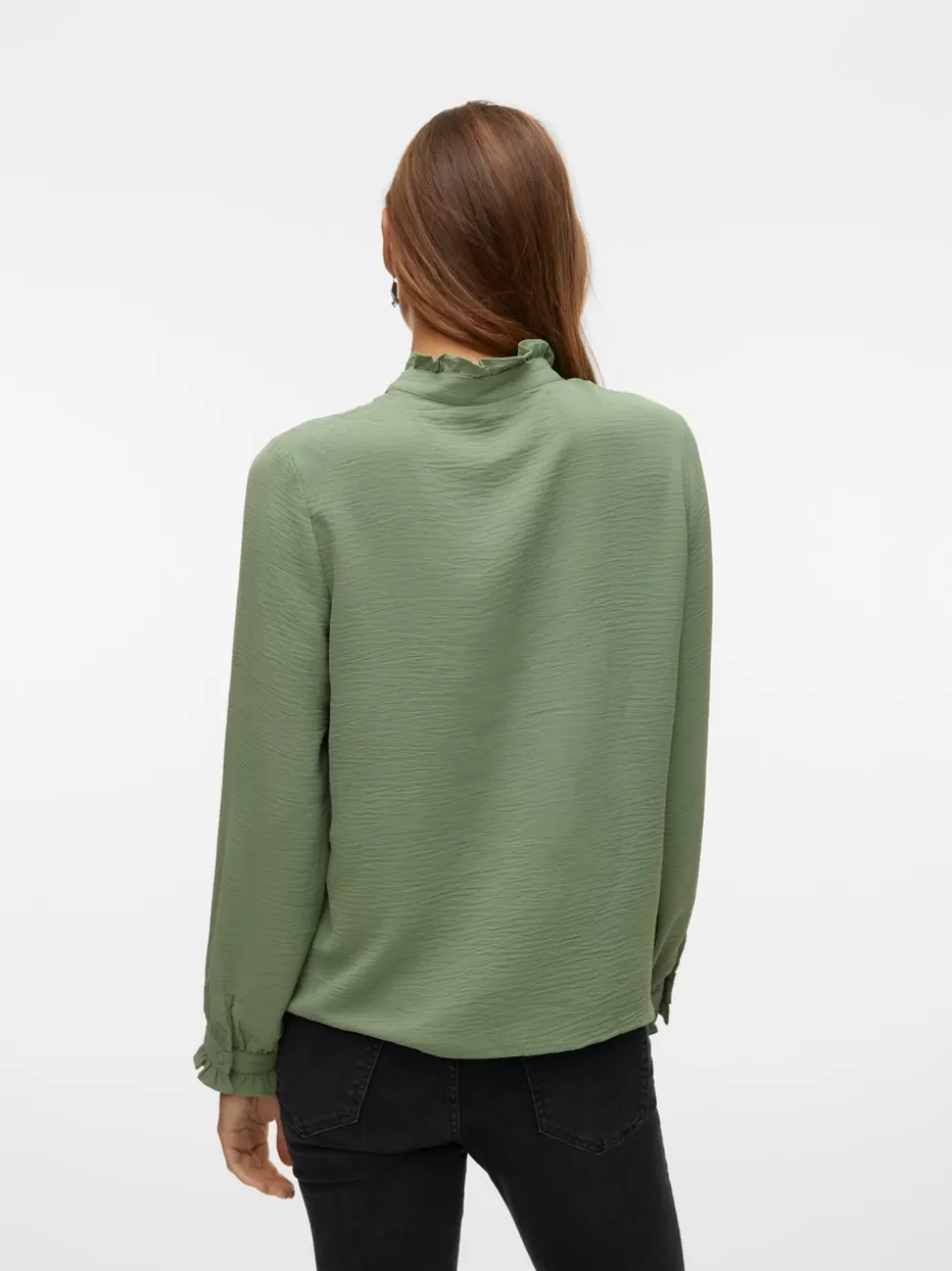 Toppar^VERO MODA VMALVA Topp Hedge Green