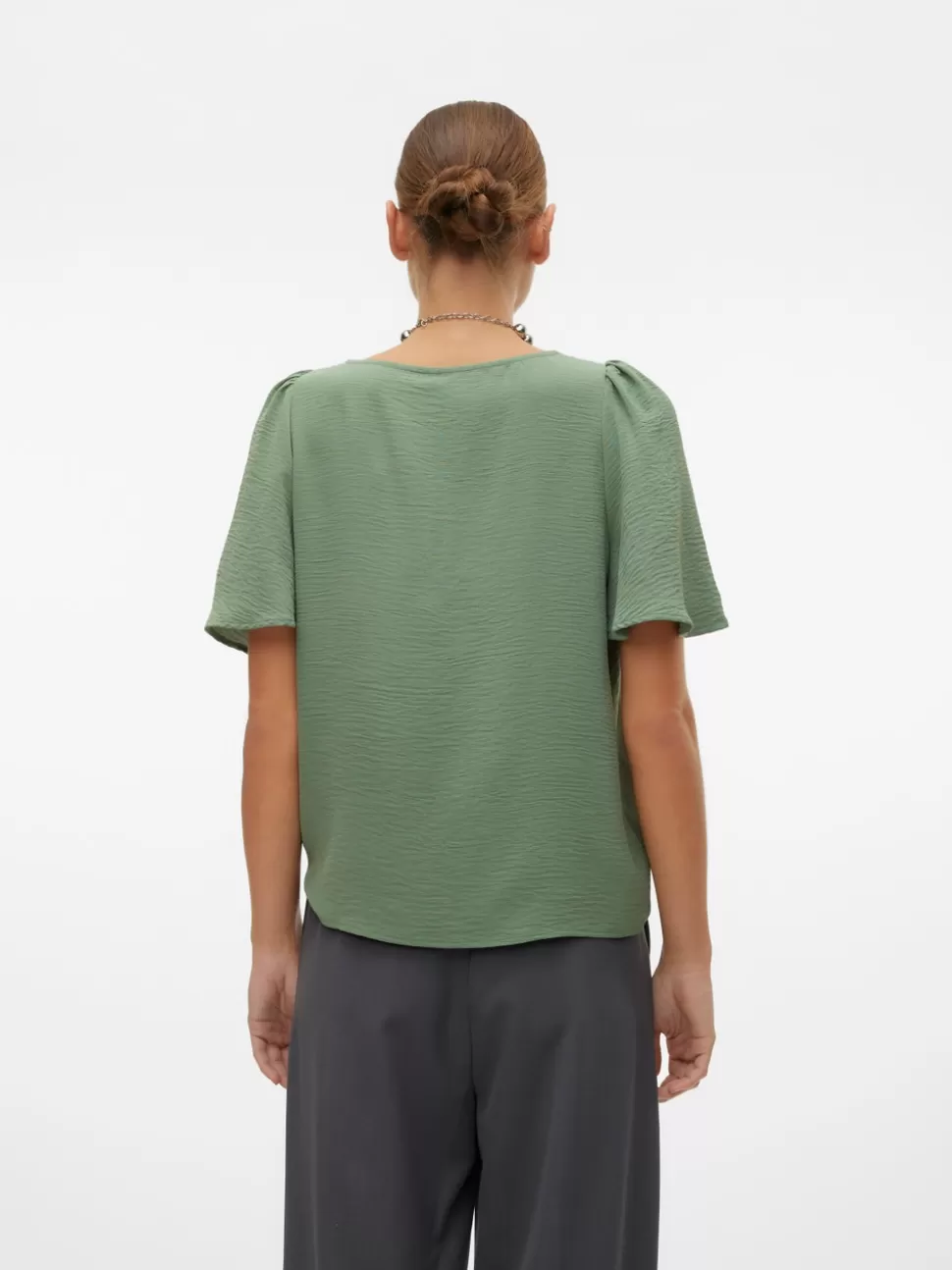 Toppar | Basics^VERO MODA VMALVA Topp Hedge Green