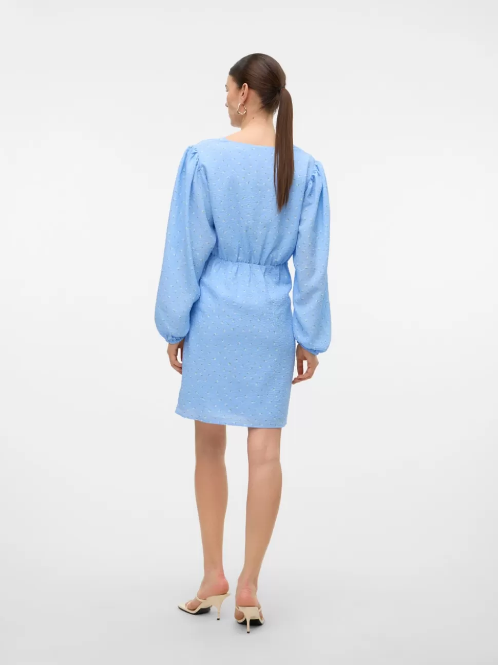 Klänningar^VERO MODA VMAMANDA Kort Klänning Dutch Canal