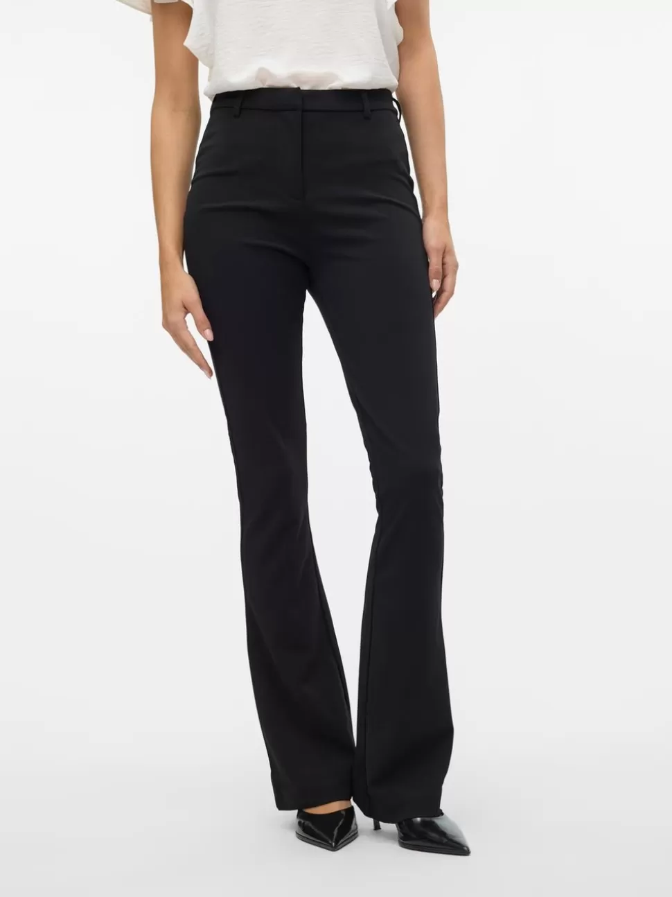 Jeans | Festkläder^VERO MODA VMAMIRA Medelhög Midja Byxor Black