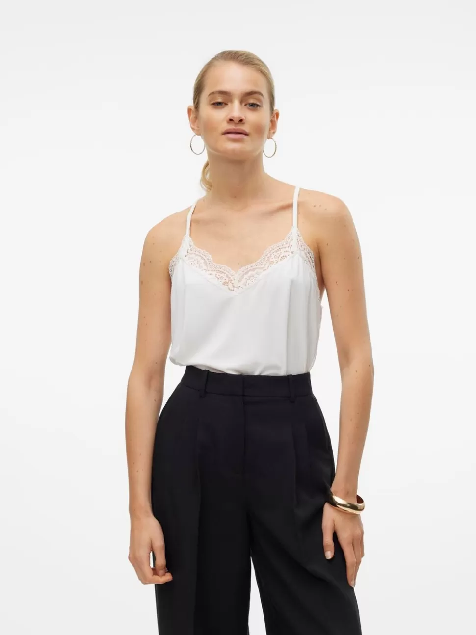 Toppar | Basics^VERO MODA VMANA T-shirt Snow White