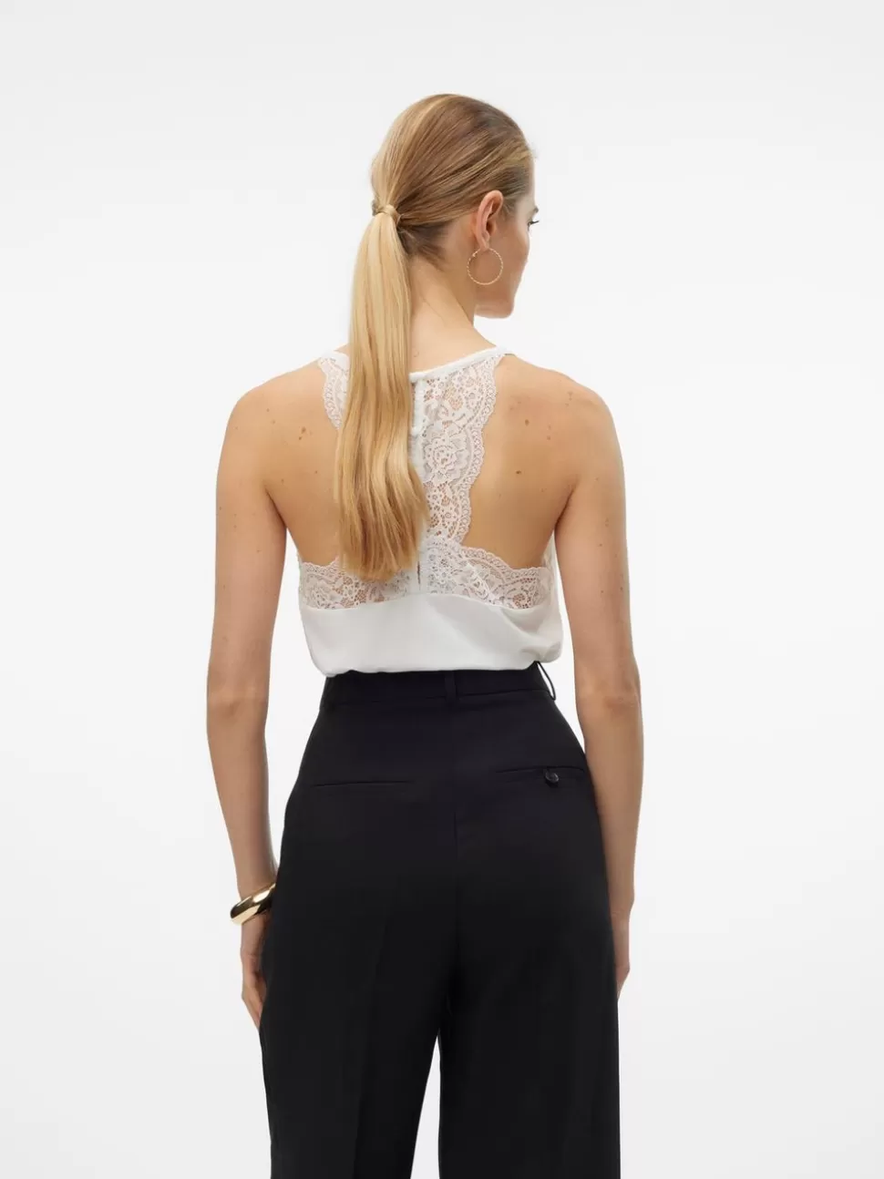 Toppar | Basics^VERO MODA VMANA T-shirt Snow White