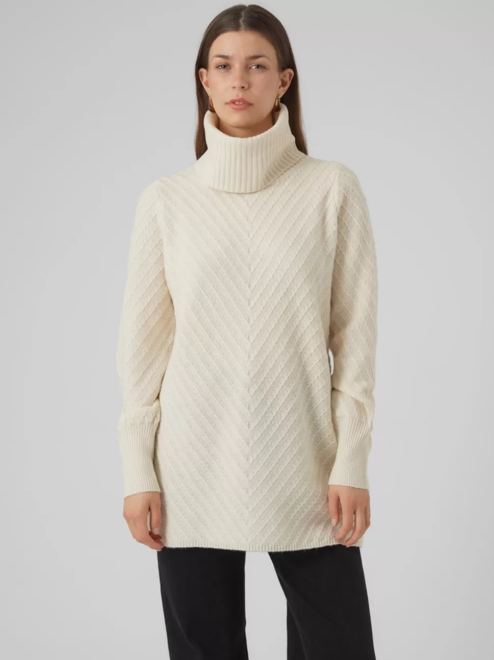Stickat | Basics^VERO MODA VMANJASTINNA Pullover Birch