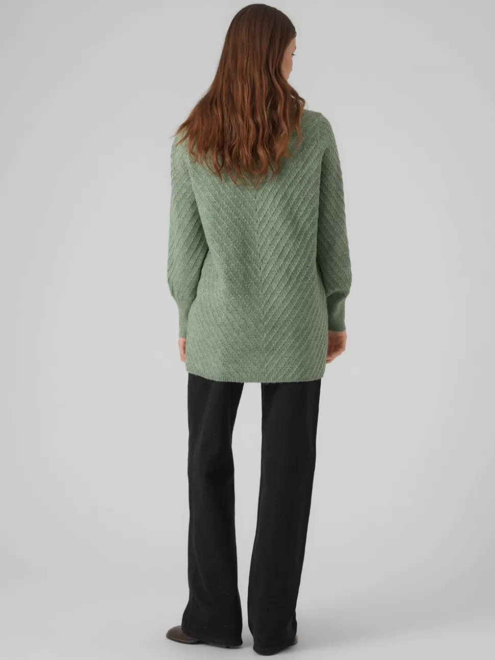 Stickat | Basics^VERO MODA VMANJASTINNA Pullover Laurel Wreath