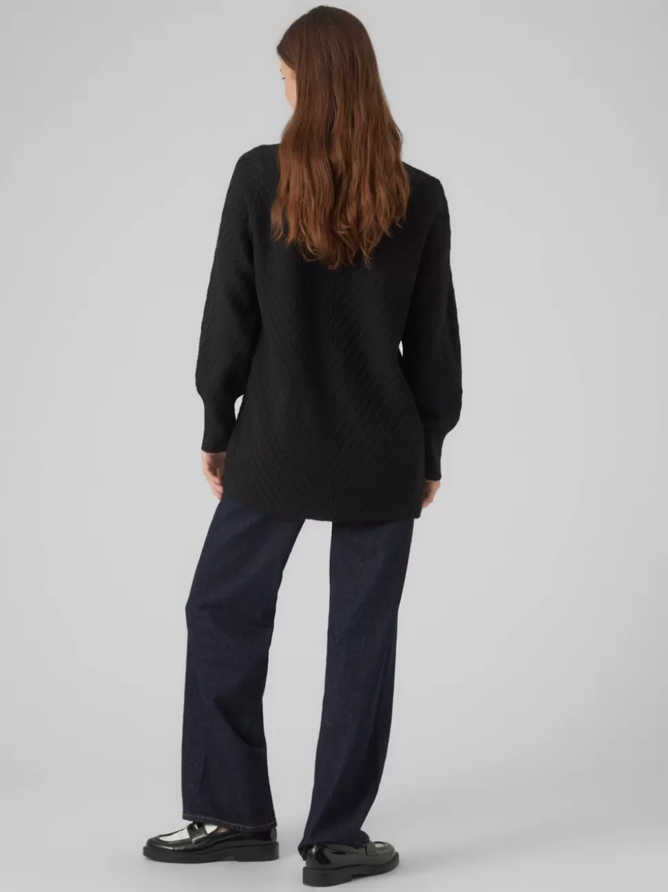 Stickat | Basics^VERO MODA VMANJASTINNA Pullover Black