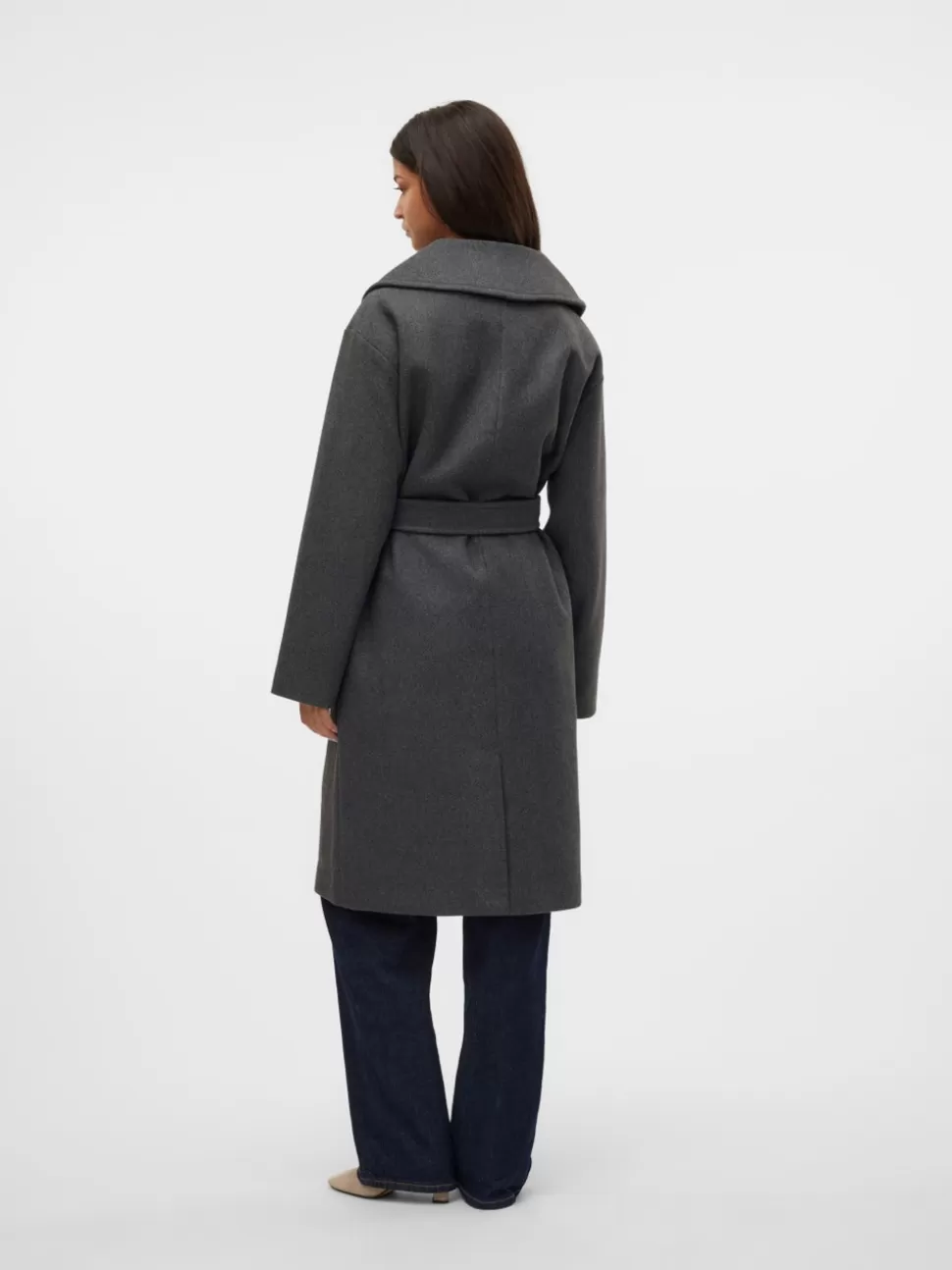 Jackor^VERO MODA VMANNE Rock Dark Grey Melange