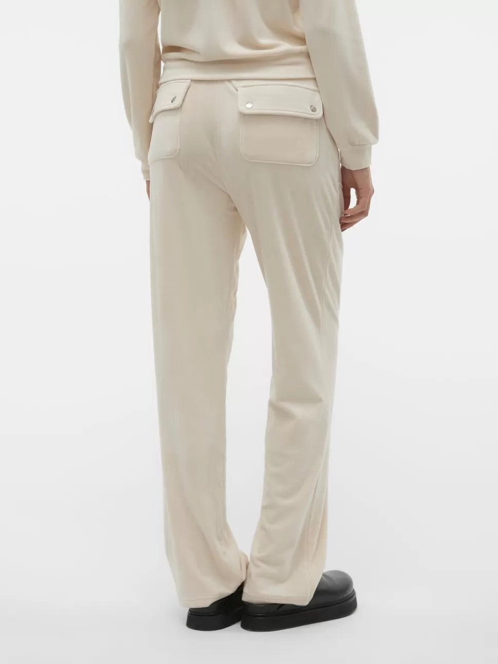 Byxor^VERO MODA VMATHENA Hög Midja Byxor Moonbeam