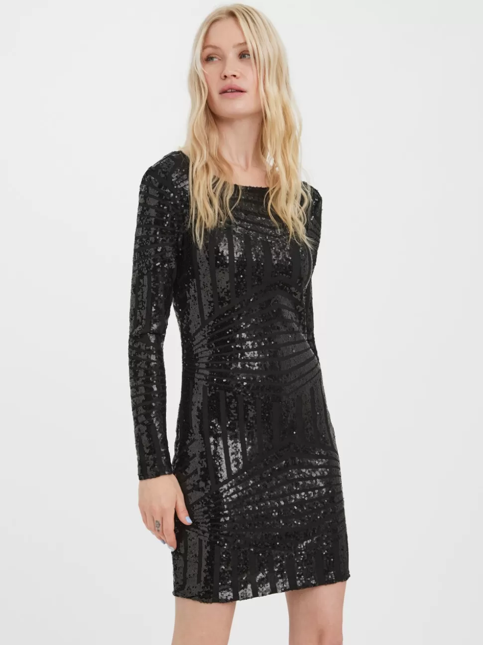 Klänningar^VERO MODA VMAURA Kort Klänning Black